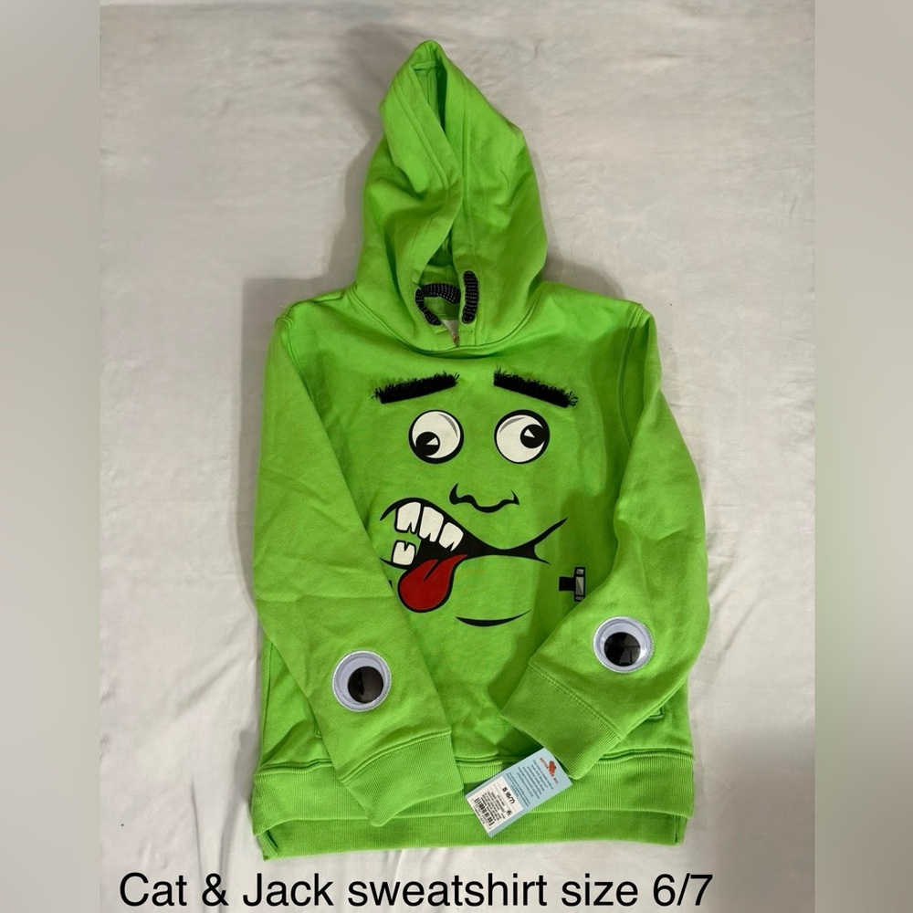 Cat & Jack Bright Halloween Hoodie